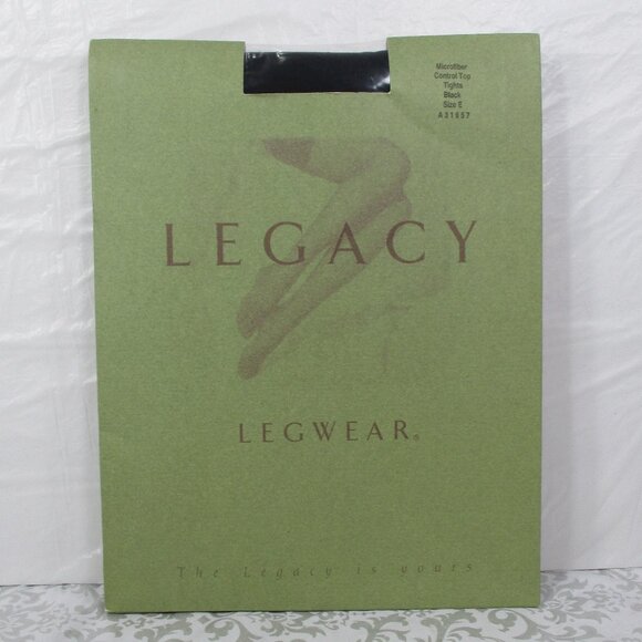 LEGACY Legwear Microfiber Control Top Tights Size  E - Picture 2 of 9